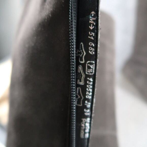 Gabor Shoes Womens 10 Wedge Boots Suede Knee High Zip Fashion Rinkata Patchwork - Picture 14 of 16